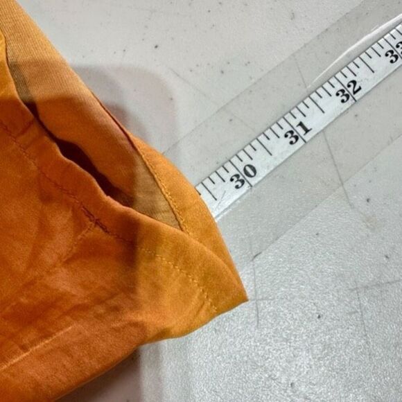 NWT RACHEL Rachel Roy Women's High-Rise Elastic Waist Wide Leg Pants Gold Medium - Picture 9 of 9